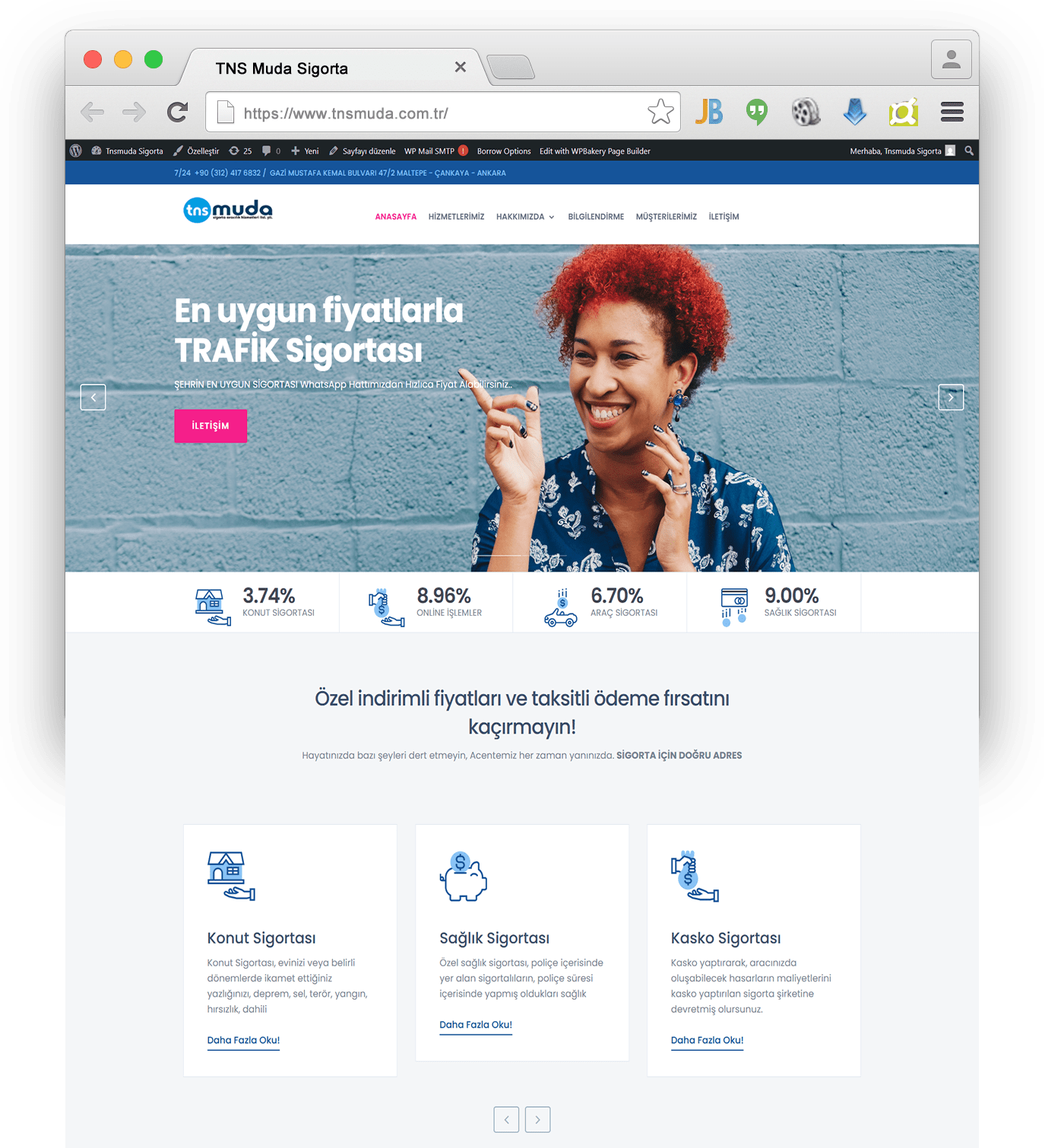 tnsmuda.com.tr web Tasarım çalışması Cyber Medya