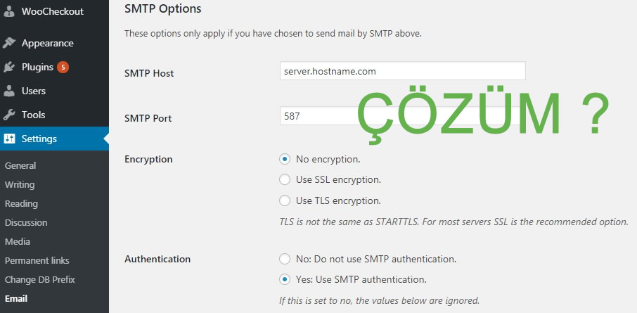 WordPress "E-posta Gönderilemiyor" (WP Mail Sorunları) Hatası ve Çözümü