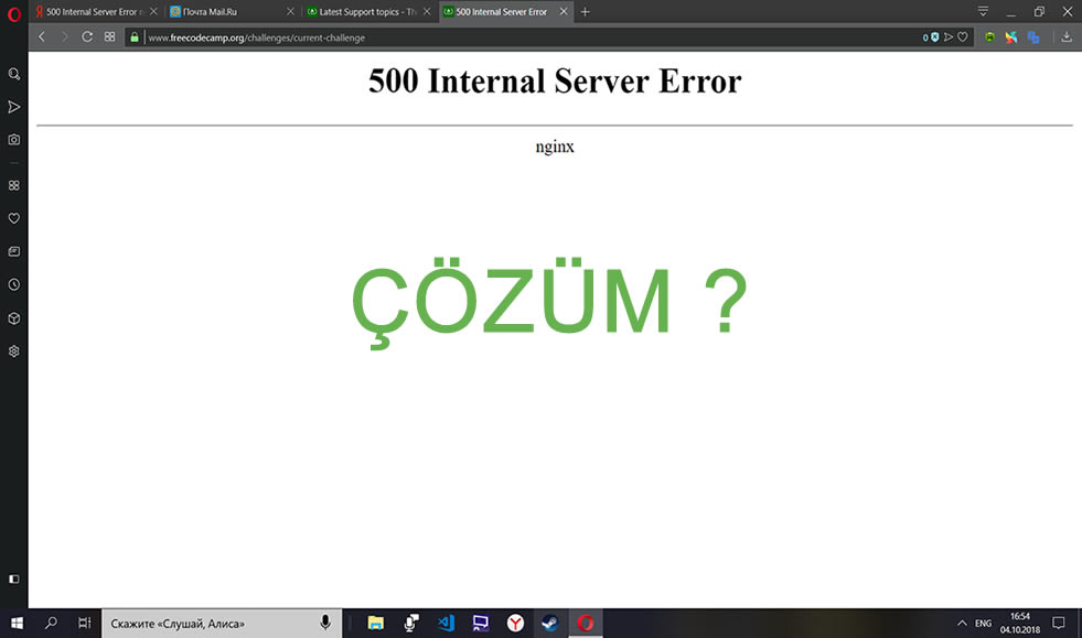 WordPress "500 Internal Server Error" Hatası ve Kesin Çözümleri
